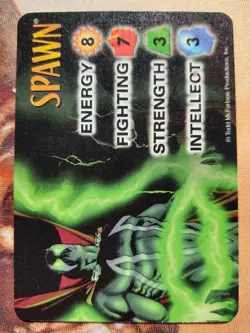 OverPower Image Aegis WildStorm McFarlane 1998 Spawn Hero Character Card Rare NM - Image 1