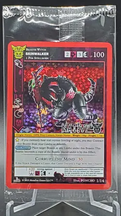 Skinwalker MetaZoo 1st Edition Full Holo Foil NATIVE Promo Card NM+ Sealed 1/14 - Image 1