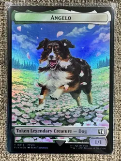 Angelo Darkstar Double-Sided Token Final Fantasy Foil NM/MINT - Image 1