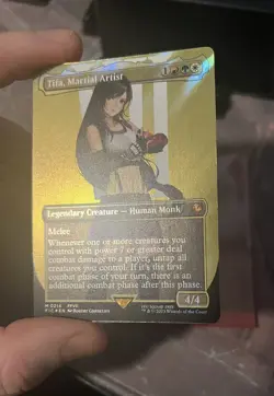 Tifa, Martial Artist (Borderless) (Surge Foil) Commander: Final Fantasy Foil - Image 3