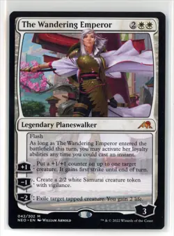 MtG NEO The Wandering Emperor Non-Foil - Image 1