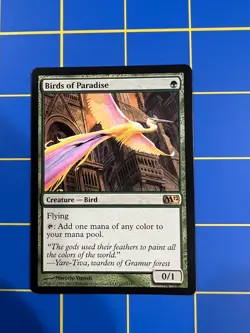 MTG - Birds of Paradise - Magic 2012 - Image 1