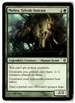 MTG Melira, Sylvok Outcast - New Phyrexia Heavily Played English - Image 1