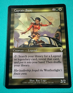 Captain Sisay - Invasion -MTG - Magic the Gathering - Image 1