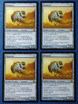 MTG 4x Pentavus x4 LP Duel Decks Elspeth vs Tezzeret Magic Playset - Image 1