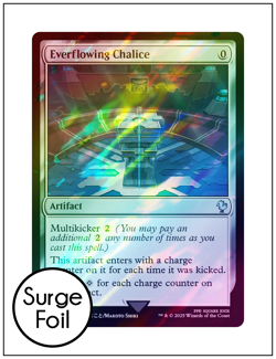 1x Everflowing Chalice, Surge Foil, Final Fantasy, Magic MTG NM - Image 1