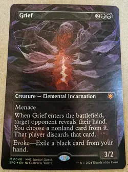 Grief - #46 Foil (Borderless) Special Guests MH3 - Mtg - Image 1