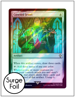 1x Coveted Jewel, Surge Foil, Final Fantasy, Magic MTG NM - Image 1