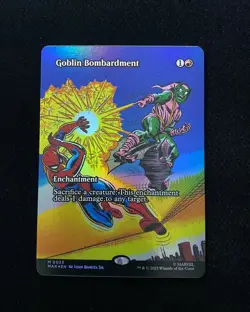 2025 Magic The Gathering MTG Marvel EN Foil M 0023 Goblin Bombardment gav - Image 1