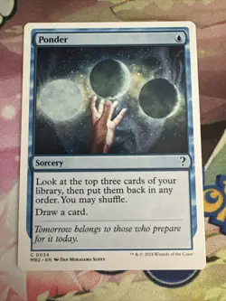 Ponder (White Border) Mystery Booster 2 Regular - Image 1