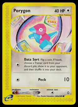 Pokemon Card - Porygon (103a) Aquapolis 103a/147 Common - Image 1