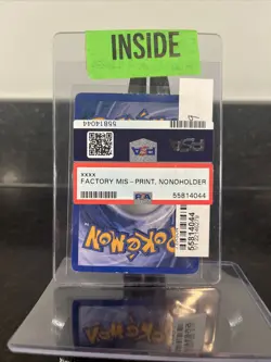 Pokemon Magneton Misprint Holo Bleed Error Card. Base Set And PSA Verified! - Image 3