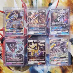 Lunala + Solgaleo + Dawn Wings Necrozma + 3 more GX - Pokemon Cards - Lot #254 - Image 1