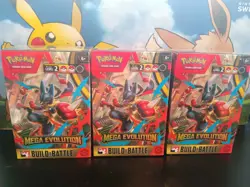 Pokemon Mega Evolution Build and Battle Boxes 3x Sealed - Image 1