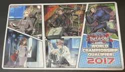 YuGiOh Spyral WCQ 2017 Playmat Official Konami Regional Promo Play Mat - Used - Image 1
