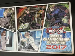 YuGiOh Spyral WCQ 2017 Playmat Official Konami Regional Promo Play Mat - Used - Image 3