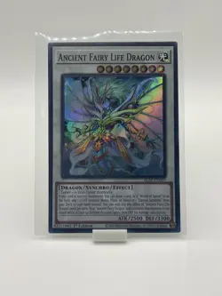Yu-Gi-Oh! Ancient Fairy Life Dragon ALIN-EN039 Super Rare 1st Ed. - Image 1