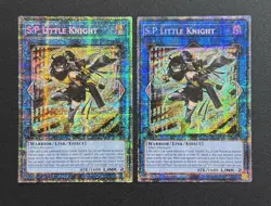 2025 YUGIOH MP25 1ST ED STARLIGHT RARE SP LITTLE KNIGHT X2 NM SET - Image 1