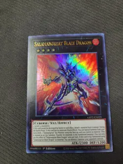 1x Yugioh Salamangreat Blaze Dragon Ultra Rare GFP2-EN025 1st Edition LP - Image 1