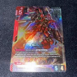 Sinanju LR ST03-001 Starter Deck: Zeon's Rush Gundam Card Game Holo - Image 2