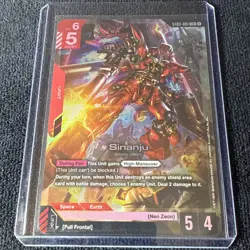 Sinanju LR ST03-001 Starter Deck: Zeon's Rush Gundam Card Game Holo - Image 4