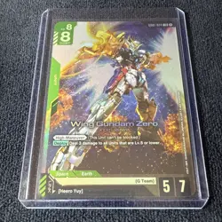 Gundam Card Game - Wing Gundam Zero LR English - GD01-024 LR - Newtype Rising NM - Image 4