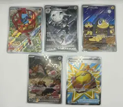 9 Pokemon Card Lot Mega Evolution Cards (Full Arts/Illustration Rares/Promo) - Image 1