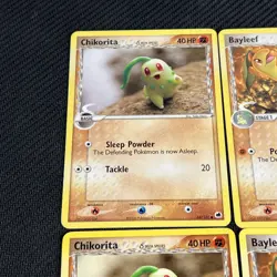 Chikorita 44/101 Bayleef 26/101 Delta Species EX Dragon Frontiers Pokemon Card 4 - Image 2