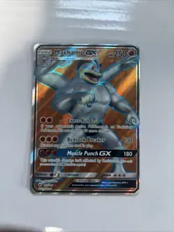 Pokemon Machamp GX Full Art Holo Card Burning Shadows 135/147 Ultra Rare SM - Image 1
