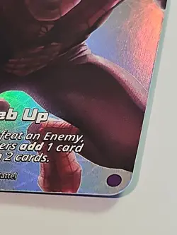 Uno Ultimate Marvel Spider-man Web-Up UNPLAYED Full Art Card Foil ULTRA RARE - Image 2