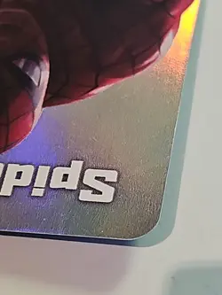 Uno Ultimate Marvel Spider-man Web-Up UNPLAYED Full Art Card Foil ULTRA RARE - Image 4