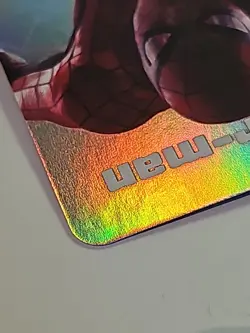 Uno Ultimate Marvel Spider-man Web-Up UNPLAYED Full Art Card Foil ULTRA RARE - Image 5