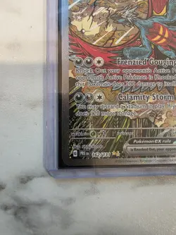 Pokemon TCG Prismatic Evolutions Roaring Moon EX Card 162/131 SIR Holo - Image 3