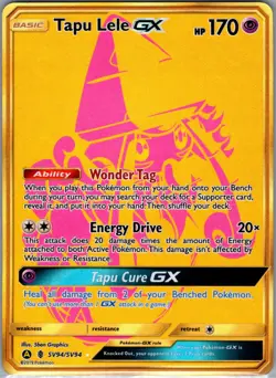 Tapu Lele GX SV94/SV94 Hidden Fates: Shiny Vault - Pokemon Card - NM - Image 1