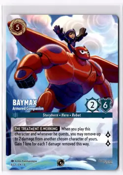 Baymax - Armored Companion Promo Disney Lorcana Promo Cards 9 NM - Image 1