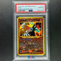 PSA10 Entei Premium File Pokemon Card Japanese excellent F/S from japan - Image 1