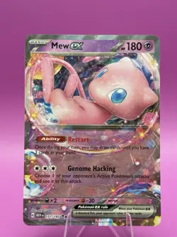 Pokemon Mew EX TCG Scarlet & Violet Holo Double Rare Card 151/165 NM/M Condition - Image 1