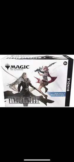 Magic: The Gathering Final Fantasy Bundle WOTC 9 Play Booster New/Sealed In Hand - Image 1
