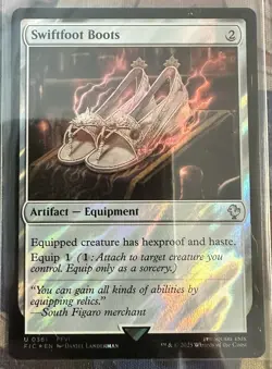 Swiftfoot Boots (Surge Foil) Commander: Final Fantasy Foil - Image 1