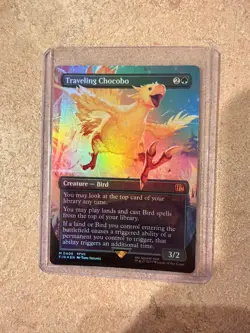 Traveling Chocobo (Borderless) Final Fantasy Foil - Image 1