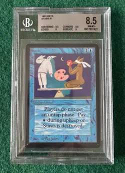 Stasis - BETA - MTG - BGS 8.5. NM-MT+. More Vintage MTG In My Store. - Image 1