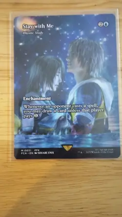Stay with Me - Rhystic Study (Showcase) Final Fantasy: Through the Ages Regular - Image 1