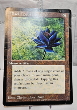 Black Lotus Oversized Jumbo Promo Magic The Gathering DAMAGED OS1 - Image 1
