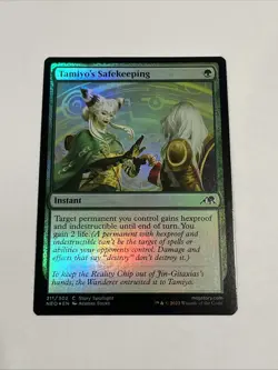 MTG Tamiyo's Safekeeping Kamigawa: Neon Dynasty Foil - Image 1