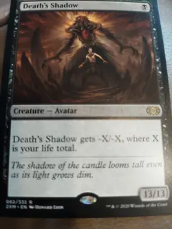 MTG Death's Shadow (2XM) Double Masters Masters Regular Rare 082/332 - Image 1