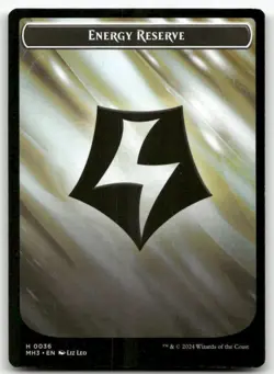 Cat / Energy Reserve Double-Sided Token #4/36 MTG Modern Horizons 3 NM X1 - Image 2