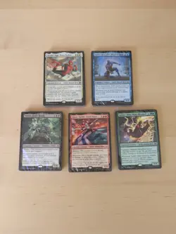 Magic The Gathering Spider-Man Welcome Decks 5 Colors Decks Sealed Set MTG - Image 1