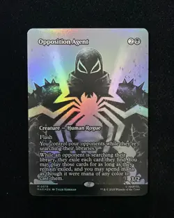 2025 Magic The Gathering MTG Marvel EN Foil M 0019 Opposition Agent gav - Image 1