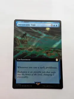Inexorable Tide - UB: Fallout - Extended Art Surge Foil - (0998) - NM - Image 1
