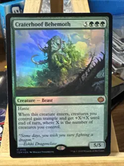MTG *Craterhoof Behemoth Foil X1*(NM) Tarkir Dragonstorm Magic the Gathering - Image 1